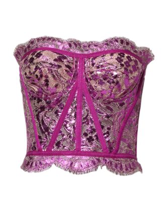 Dolce & Gabbana Kanten Bustier Top