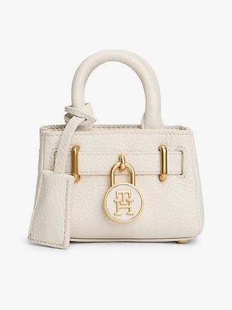 Tommy Hilfiger The American Icon Leather Chain Strap Tote Bag