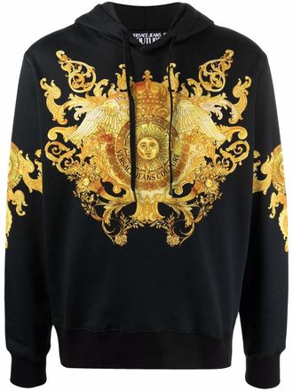 Versace Jeans Couture Felpa con cappuccio - Nero