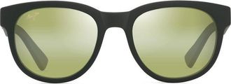 Maui Jim Matte Dark Green Maoli Acetate Square Sunglasses