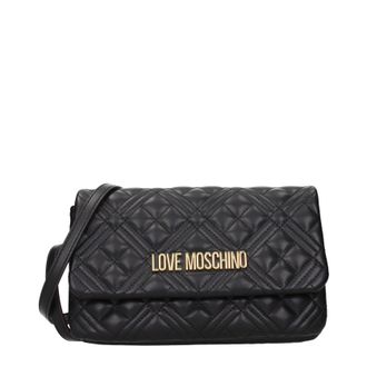 Love Moschino Pochette Damens Polyurethan Schwarz/Gold