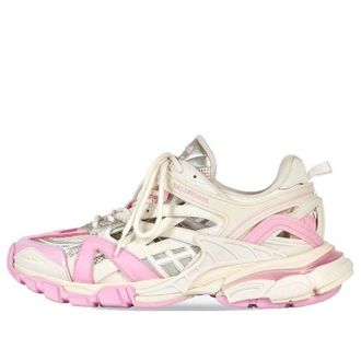 Balenciaga (WMNS) Balenciaga Track 2.0 Sneakers White Pink 568615W3AE25511