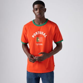 Levi's Portugal Ringer Tee - Mens - 2XL - Red