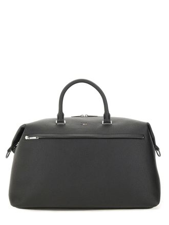 HUGO BOSS Mens Shoulder Bag With Logo - Black Polyamide (recycled) Luggage Suitcases
