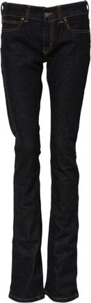 Gianfranco Ferre Mid Waist Skinny Denim Jeans - Dames - Bootcut Jeans - Blauw - W27 - Denim - Jeans