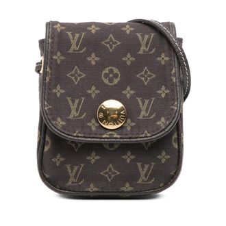 Louis Vuitton Pre-owned Womens Monogram Mini Lin Pochette Cancun - Dark Brown Textile - One Size