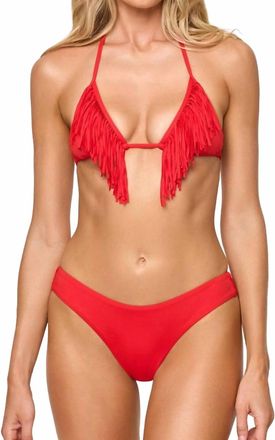 L*Space Sienna Bikini Top In Flame