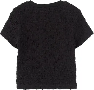 DKNY Cotton-Blend T-Shirt - Black