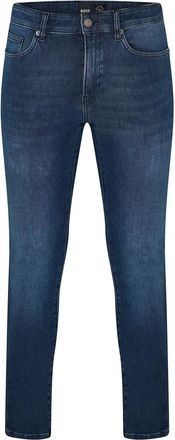 HUGO BOSS Mens Delaware 3 1 10251320 03 Slim Fit Jeans in Medium Blue - Size 30W/32L