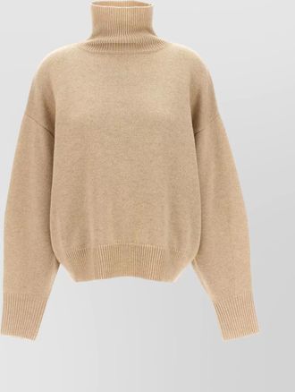 Isabel Marant aspen dropped shoulder turtleneck sweater