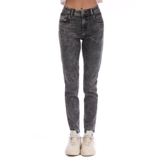 Diesel Dames/Dames 2017 Slandy Super Skinny Jeans (Zwart/Grijs)