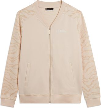 Freddy Felpa Zip con Collo Bomber e Motivo Grafico