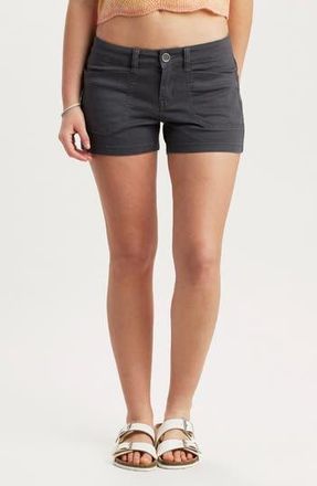 Unionbay Delaney Stretch Twill Shorts in Galaxy Grey 2 at Nordstrom Rack, Size 13