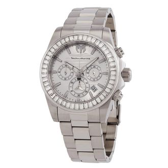 Technomarine Manta Chronograph Quartz Silver Dial Mens Watch TM-222001