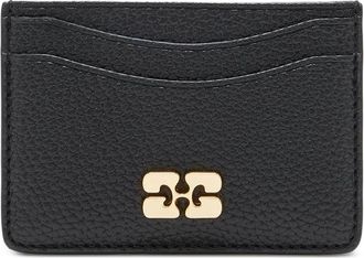 Ganni Portafogli E Portacarte Nero-Donna