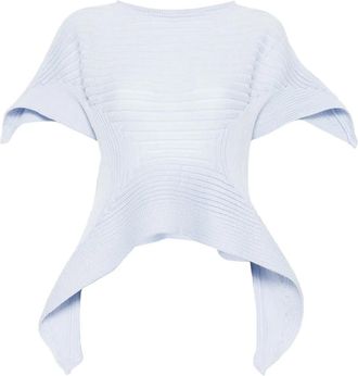 Issey Miyake Top Subdued - Blu