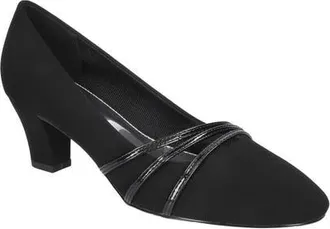 Easy Street Picaboo Pump in Black Lamy at Nordstrom, Size 9.5