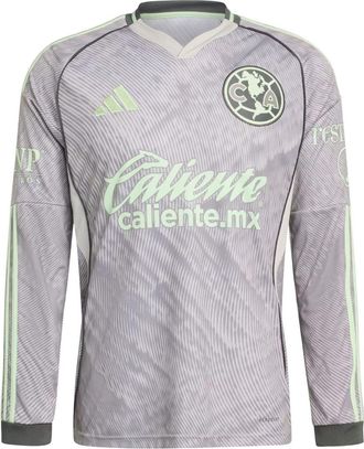 adidas Club America 25/26 Long Sleeve Slim fit Third Grey Two JN8638
