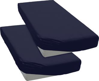 My Home Spannbettlaken »BLACKBERRY« Baumwolle, Matratzen bis 28 cm Höhe, Bettlaken, Spannbetttuch, Laken