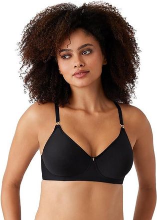 Wacoal Simply Done Seamless Wire Free T-Shirt Bra Womens Underwear Black : 36DDD, Elastane/Mesh/Nylon