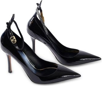 Valentino Ankle Strap Leather Pump