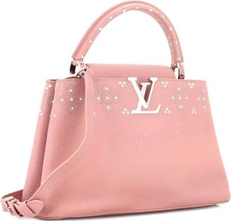 Louis Vuitton Capucines Bag Limited Edition Sweet Brogues Leather PM crossbody bag - Roze