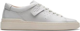 Clarks Craft Swift - Heren - Sneakers - Wit - 43 1/2 EU - Katoen - Schoenen