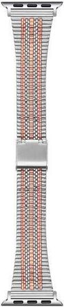 Posh Tech Eliza Stainless Steel Apple Watch Watchband in Silver/rose Gold at Nordstrom Rack, Size 44Mm /45Mm /46Mm /49Mm