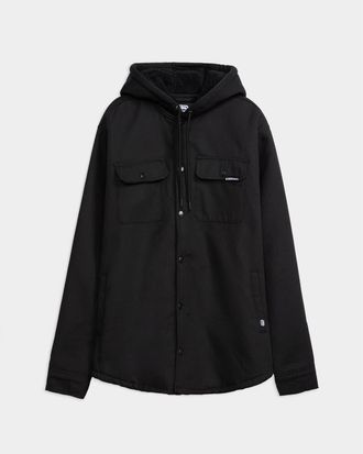Ecko Outdoor Flannel Shirt Jacket in Black at Nordstrom, Size X-Large