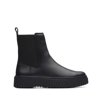 Clarks Chelsea leren boots Torhill Maple