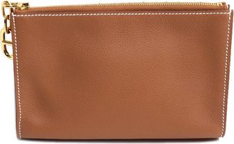 Herm&egrave;s Gold Pouch (Pre-Owned)