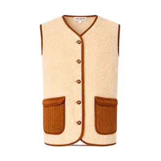 Lollys Laundry Heren Bodywarmers - Dames - Jassen - Bruin - Maat: S