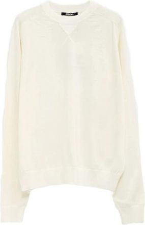 Jacquemus Sweater - Heren - Sweatshirts - Wit - XL - Hoodies & sweatvesten