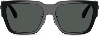 Versace Occhiali da sole squadrati - Nero