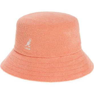 Kangol Bermuda Bucket Hat in Peach Pink at Nordstrom, Size Small