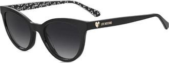 Love Moschino Occhiali da sole cat-eye - Nero