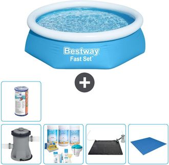 Bestway Piscina Bestway Fast Set Redonda - 244x61 Cm - 8-piezas S22005