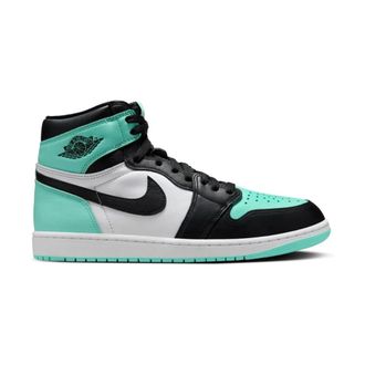 Nike Groene Gloed Retro Hoge Sneakers - Heren - Fitnessschoenen - Veelkleurig - 47 1/2 EU - Leer - Fitness