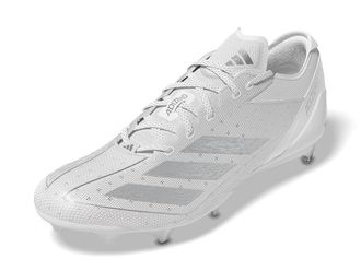 adidas adizero 13.0 Football Cleats Mens Shoes White/Silver Metallic/White : 16 D - Medium, Rubber/Synthetic