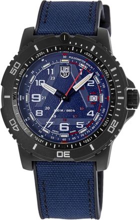 Luminox Ice-Sar Arctic 1080 Series 45mm Blue Dial Rubber & Fabric Strap Mens Watch XL.1083