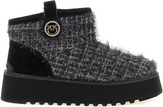 Pinko Martina 08 Enkellaarsjes - Dames - Winterlaarzen - Grijs - 36 EU - Schoenen