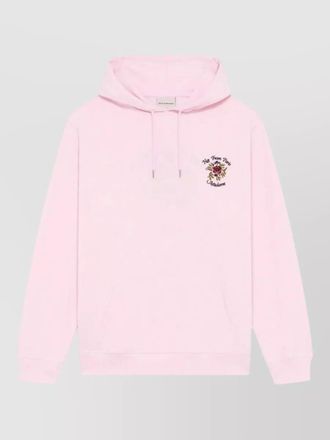 Dr&ocirc;le de Monsieur cotton slogan hoodie