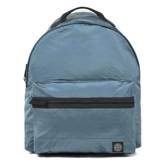 Stone Island Backpacks, male, Blue, Size: ONE SIZE Top-handle Zip Backpack