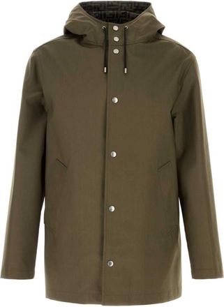 Fendi Olive Hood Parka Jacket