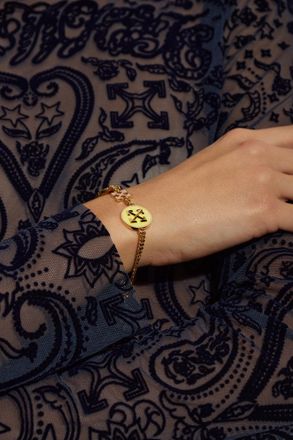 Off-white Bracelet With Charms, Womens, Gold
