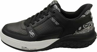 Skechers Sizzle Toke Sneaker - Heren - Sport - Zwart - Maat: 42 EU Leer
