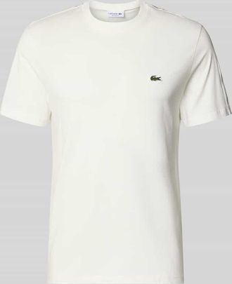 Lacoste Regular Fit T-Shirt aus reiner Baumwolle in Offwhite, Gr&ouml;&szlig;e XXXL