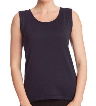 Angel Bra-Friendly Tank Top In Navy