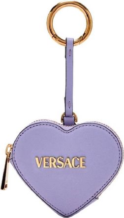 Versace Logo Heart Shape Coin Purse