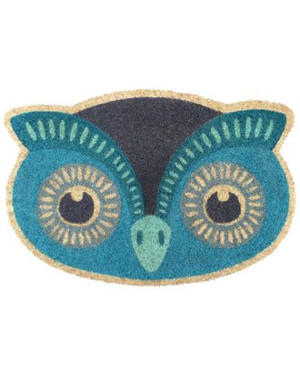 Masterweave Textile Blue Owl Coir Doormat